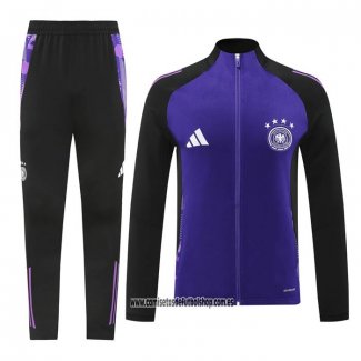 Chandal de Chaqueta del Alemania 24-25 Purpura