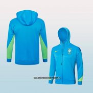 Chaqueta con Capucha del Brasil 24-25 Azul