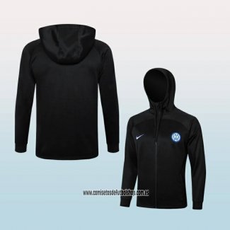 Chaqueta con Capucha del Inter Milan 24-25 Negro