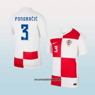 Jugador Primera Camiseta Croacia Pongracic 2024