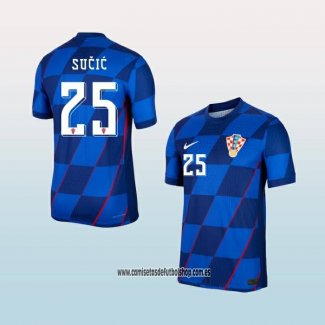 Jugador Segunda Camiseta Croacia Sucic 2024