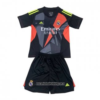 Segunda Camiseta Real Madrid Portero Nino 24-25