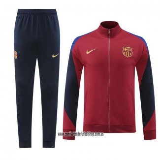 Chandal de Chaqueta del Barcelona 24-25 Rojo