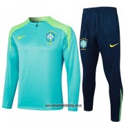 Chandal de Sudadera del Brasil 24-25 Verde