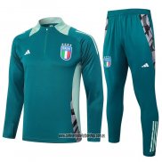 Chandal de Sudadera del Italia 24-25 Verde