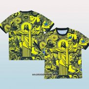 Camiseta Brasil Jesus 24-25 Amarillo Tailandia