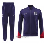 Chandal de Chaqueta del Inglaterra 24-25 Purpura