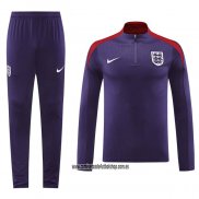 Chandal de Sudadera del Inglaterra 24-25 Purpura