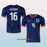 Jugador Segunda Camiseta Paises Bajos Veerman 24-25