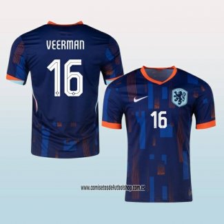 Jugador Segunda Camiseta Paises Bajos Veerman 24-25