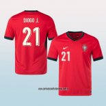 Jugador Primera Camiseta Portugal Diogo J. 2024
