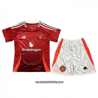 Primera Camiseta Manchester United Nino 24-25