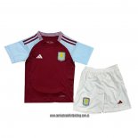 Primera Camiseta Aston Villa Nino 24-25