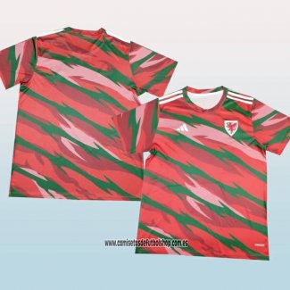 Camiseta Pre Partido del Gales 2024 Rojo