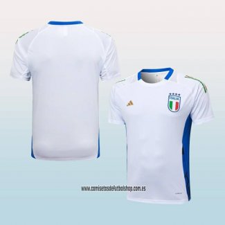 Camiseta de Entrenamiento Italia 24-25 Blanco