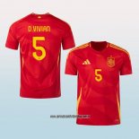 Jugador Primera Camiseta Espana D.Vivian 2024