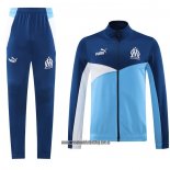 Chandal de Chaqueta del Olympique Marsella 24-25 Azul
