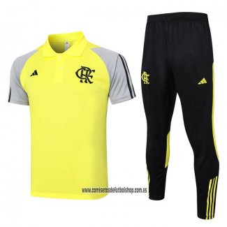 Conjunto Polo del Flamengo 24-25 Amarillo