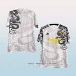 Camiseta Real Madrid Dragon 24-25 Gris Tailandia