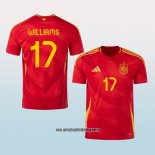Jugador Primera Camiseta Espana Williams 2024