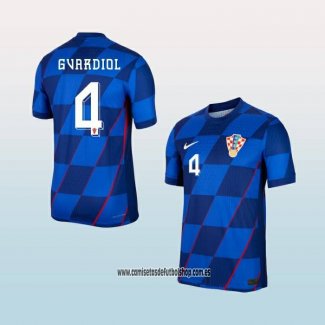 Jugador Segunda Camiseta Croacia Gvardiol 2024