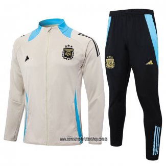 Chandal de Chaqueta del Argentina 24-25 Amarillo