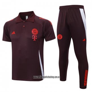 Conjunto Polo del Bayern Munich 24-25 Rojo