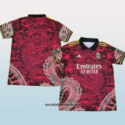 Camiseta Real Madrid Dragon 24-25 Rojo Tailandia