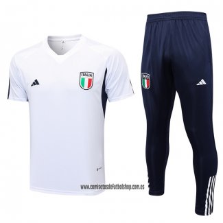 Chandal del Italia 23-24 Manga Corta Blanco