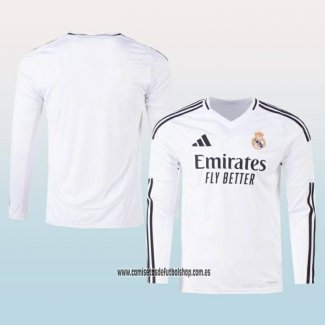 Primera Camiseta Real Madrid 24-25 Manga Larga