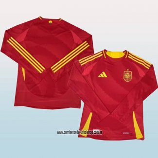 Primera Camiseta Espana 2024 Manga Larga