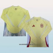 Segunda Camiseta Espana 2024 Manga Larga