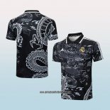 Camiseta Polo del Real Madrid Dragon 24-25 Negro