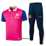 Conjunto Polo del Barcelona 24-25 Rojo