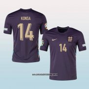 Jugador Segunda Camiseta Inglaterra Konsa 2024